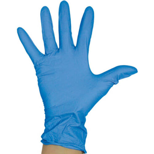 Disposable Blue Vinyl Gloves Powder Free widely used in many filed